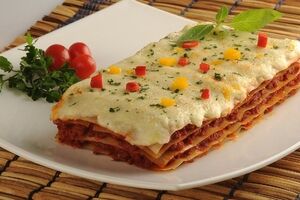 لازانیای گیاهی با قارچ و بادمجان + نحوه تهیه 