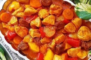 آسون ترین روش پخت تاس کباب بدون گوشت + نحوه تهیه 