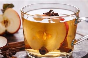 درمان گلو درد با معجون سیب دارچین + ویدیوی طرز تهیه 