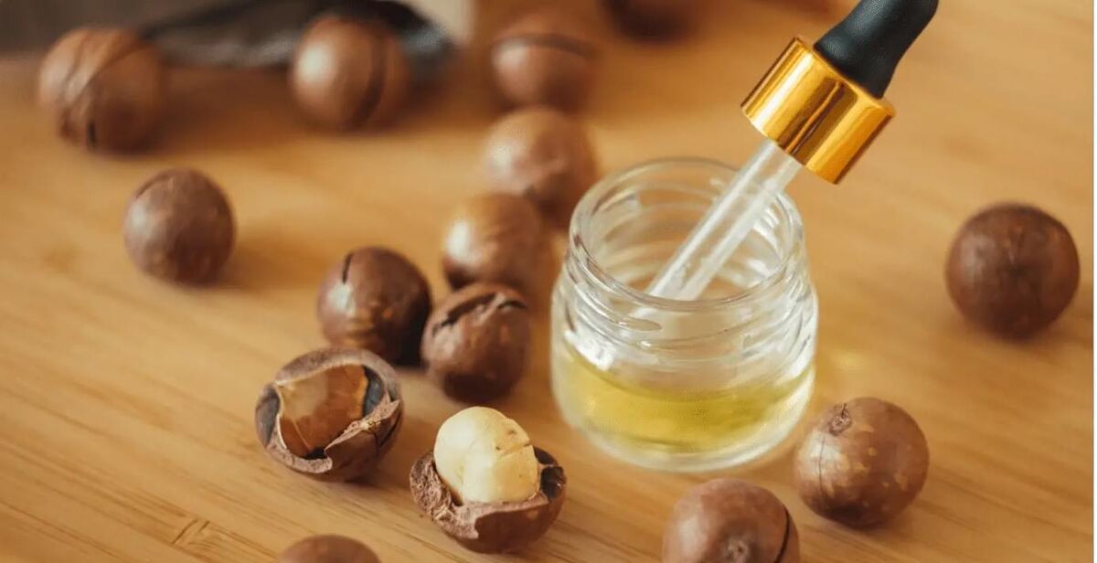 روغن ماکادمیا برای پوست و مو