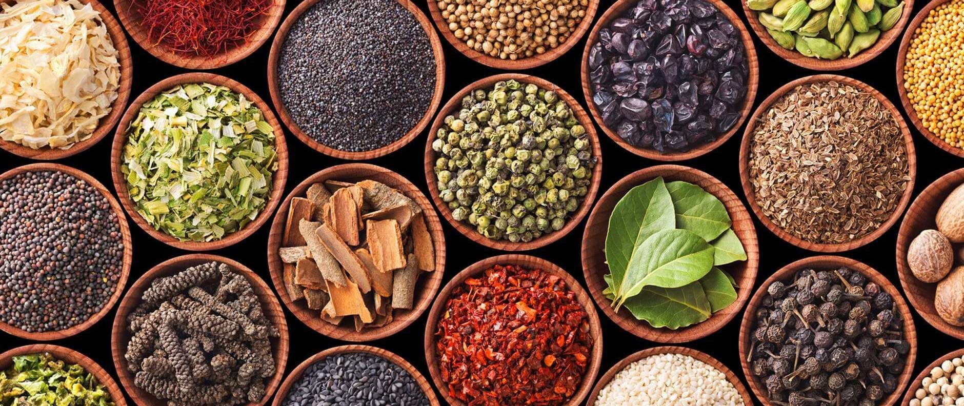 طبع انواع ادویه ها به همراه مصلح آن ها