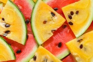 هندوانه زرد و قرمز چه فرقی باهم دارند؟
